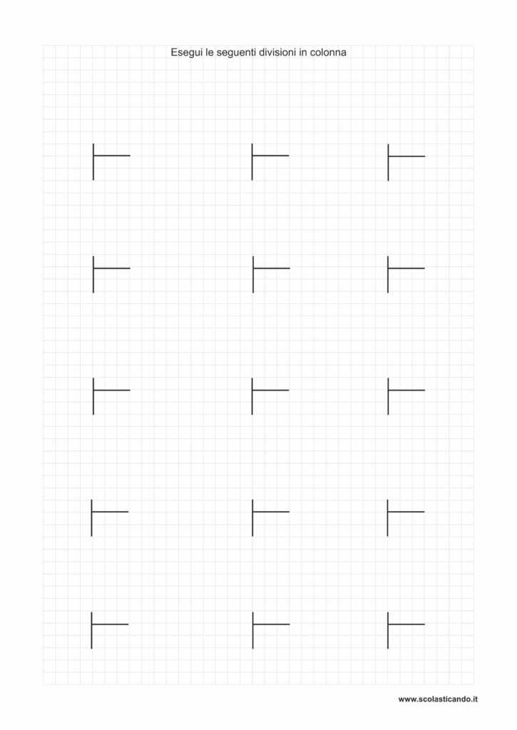 Classe Terza Matematica Le Divisioni In Colonna